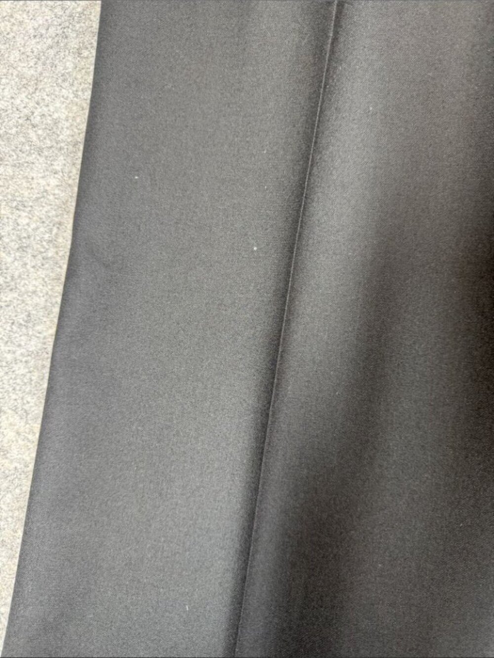 Lida Baday Black Wide Leg Wool Pants Size 8 Minimalist Career Trousers Classic - Picture 11 of 16